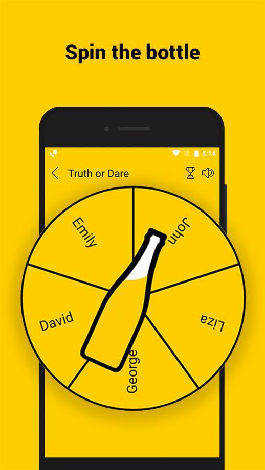 Truth or Dare - Spin The Bottle - Adult Party Game screenshot game