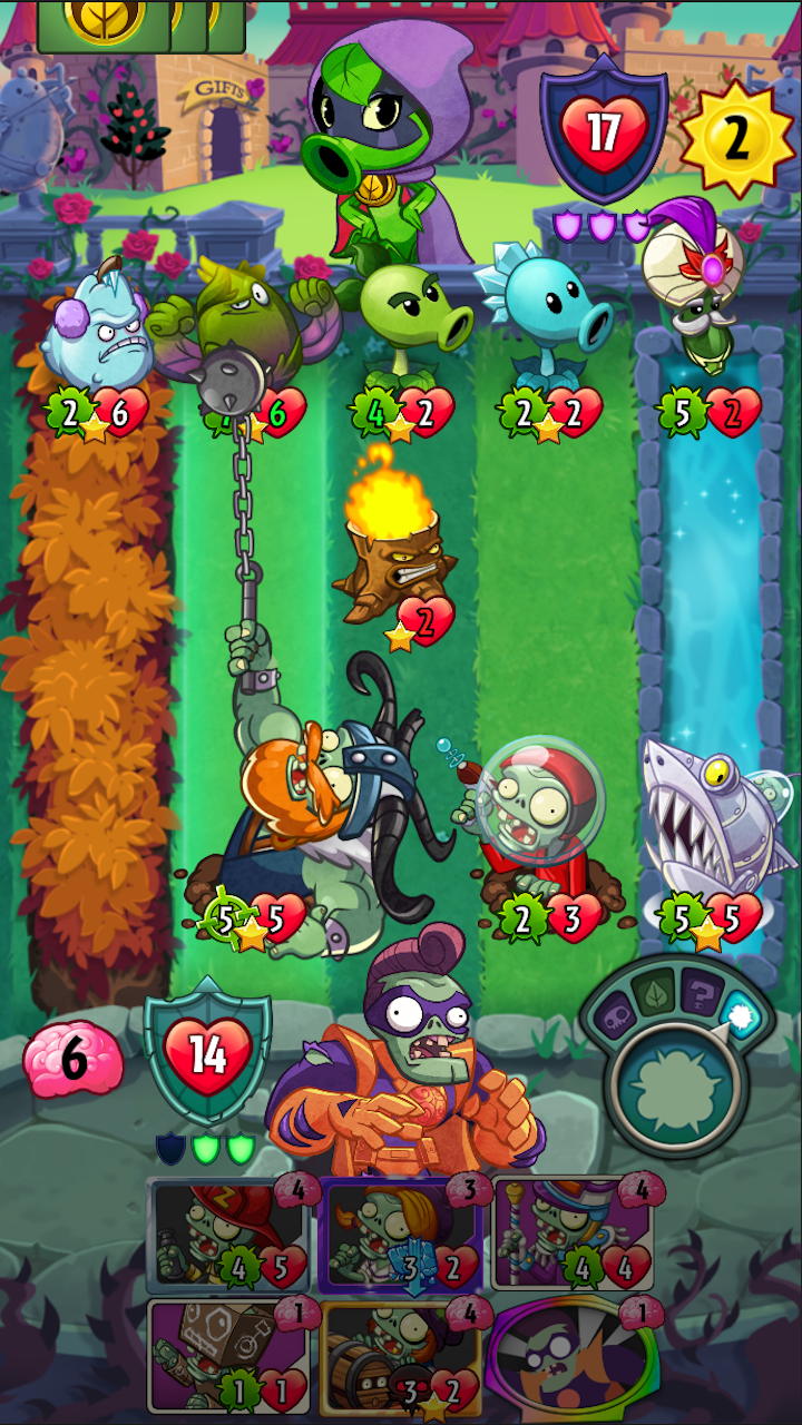 Plants vs. Zombies™ Heroes 게임 스크린샷