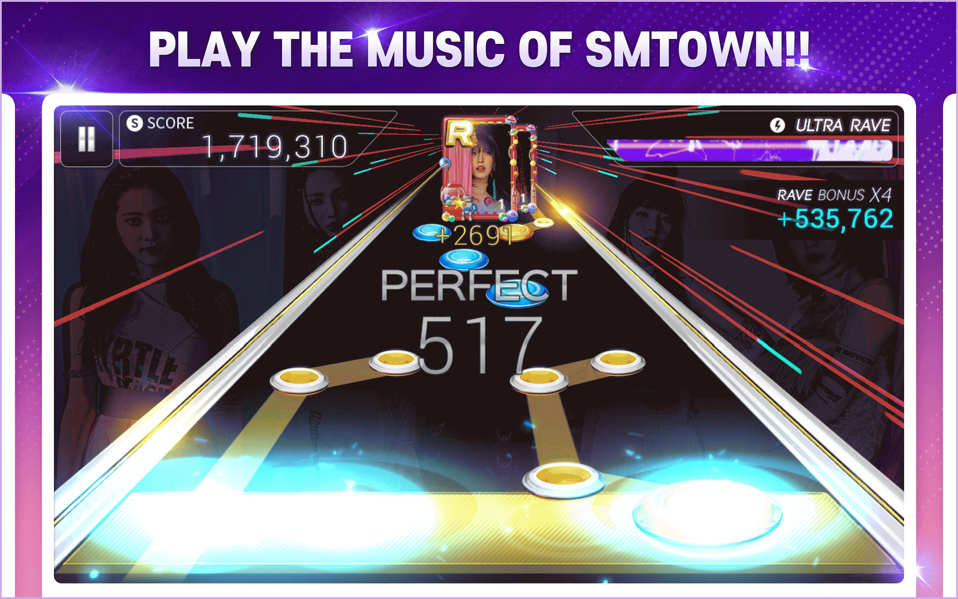 SuperStar SMTOWN ゲームのスクリーンショット