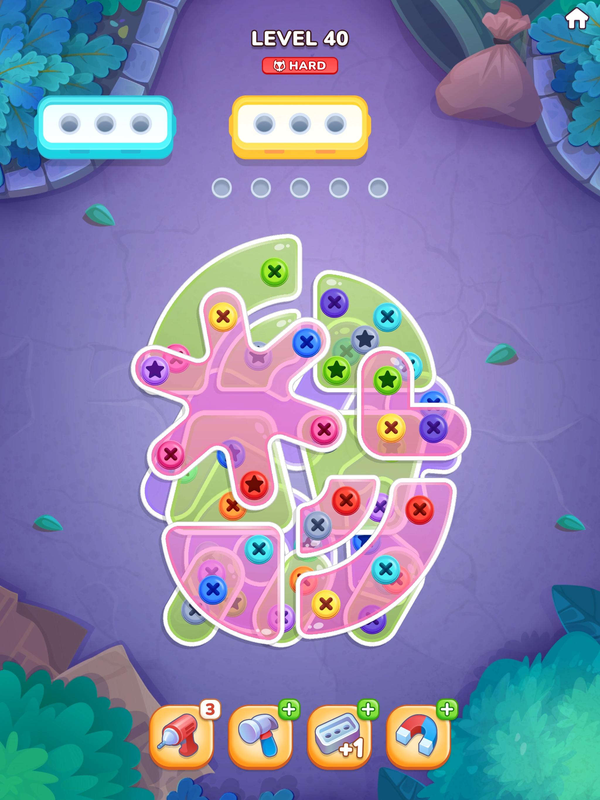 Screw Stars: Unlock and Solve Game Screenshot
