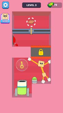 Spring Guy: Stretch Game Game Screenshot