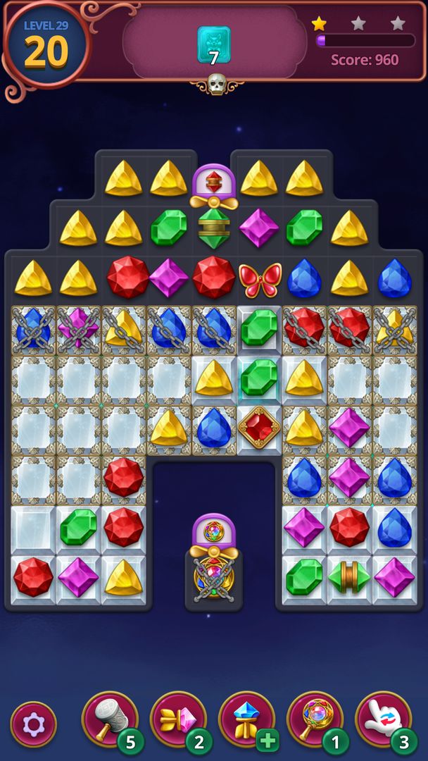 Jewels Magic : King’s Diamond 게임 스크린 샷