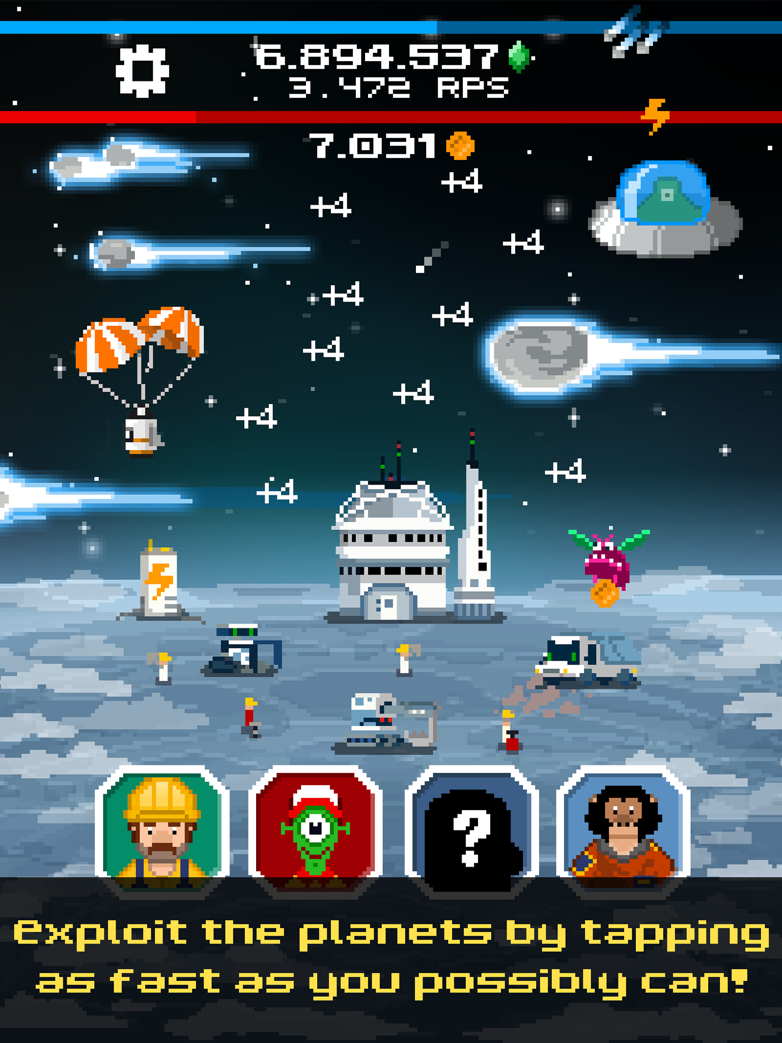 Screenshot of Tap Galaxy – Deep Space Mine