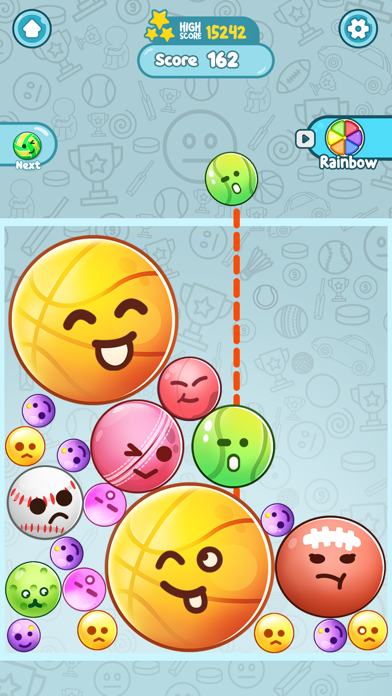 Expression Balls Merge Match Game Screenshot
