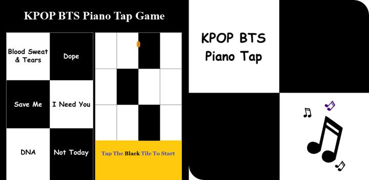 Banner of Piano Tap - KPOP BTS 6