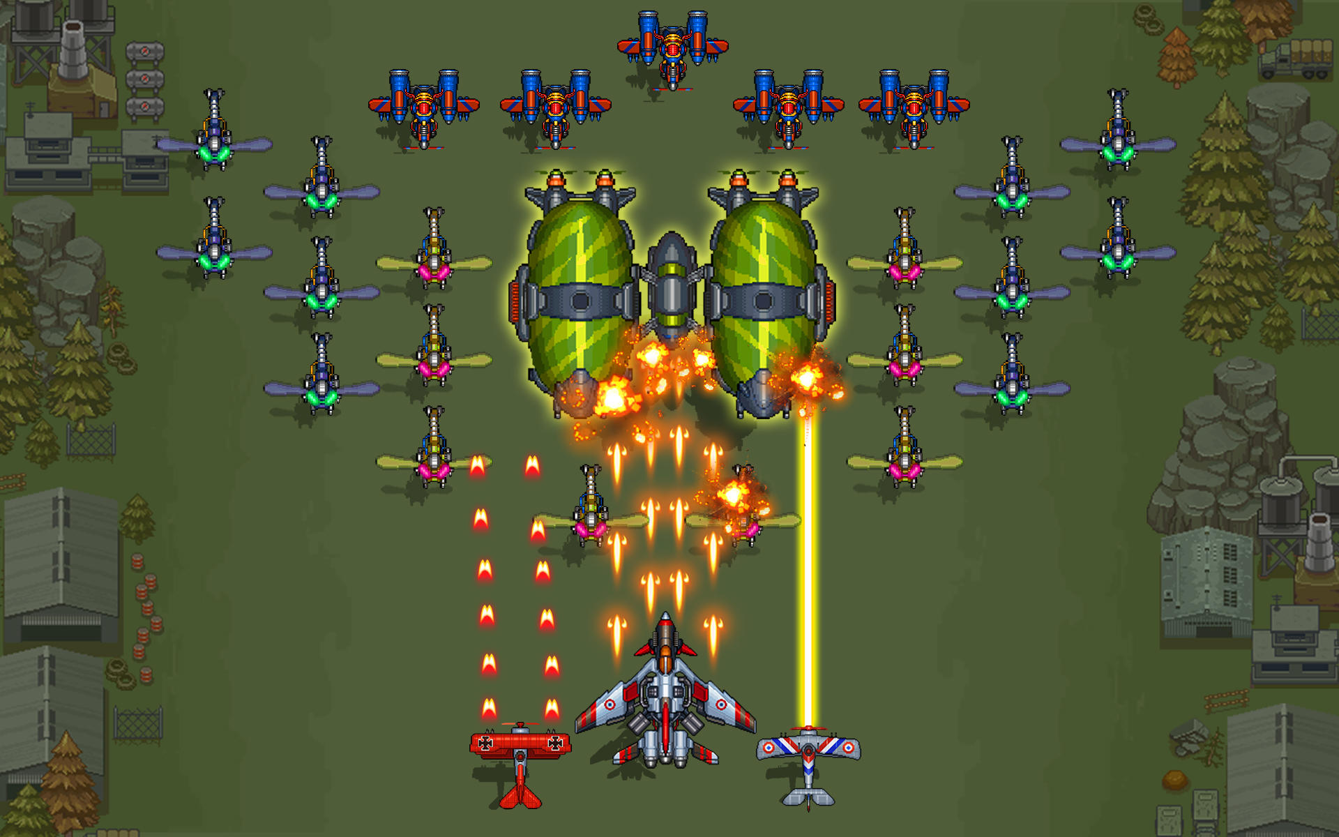 1945 Air Force: 街機飛機射擊 遊戲截圖