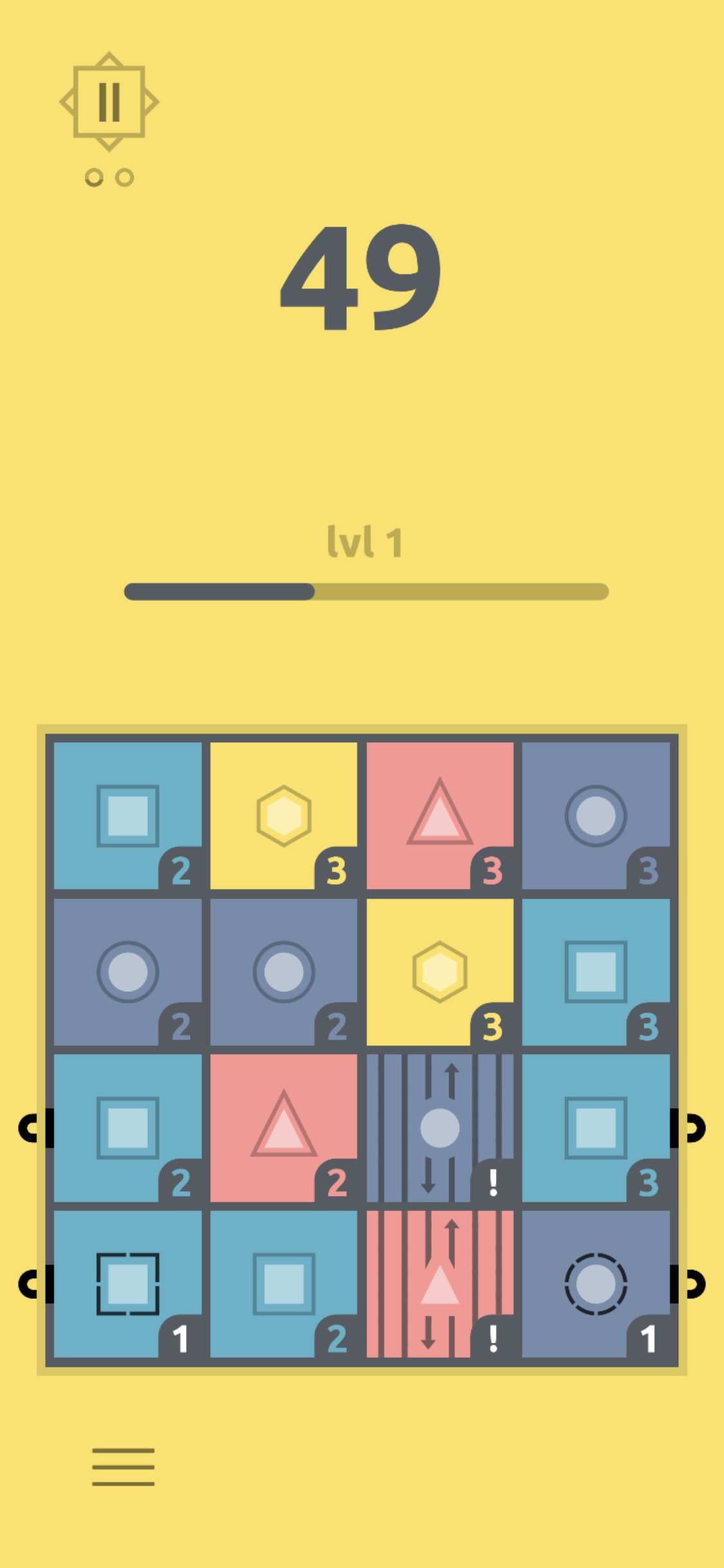 Tile Sort ゲームのスクリーンショット