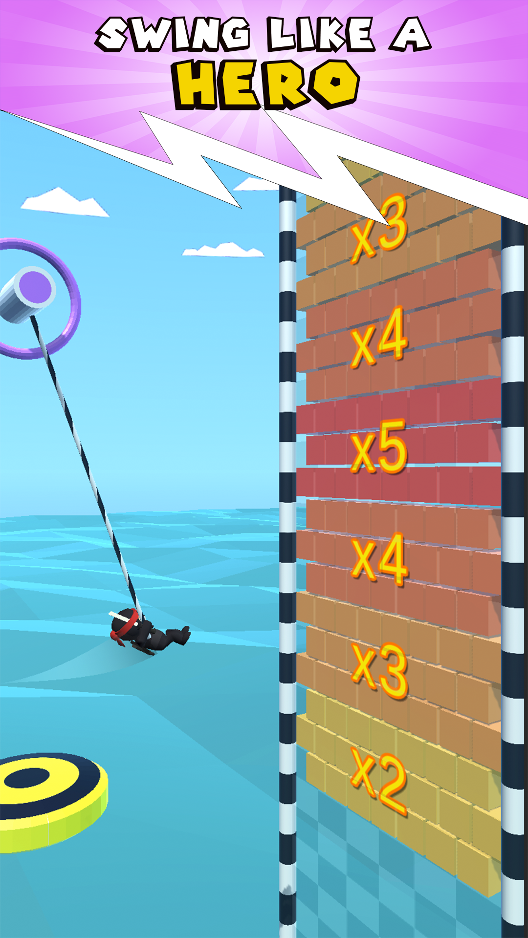 Screenshot of Rope Swing 3D