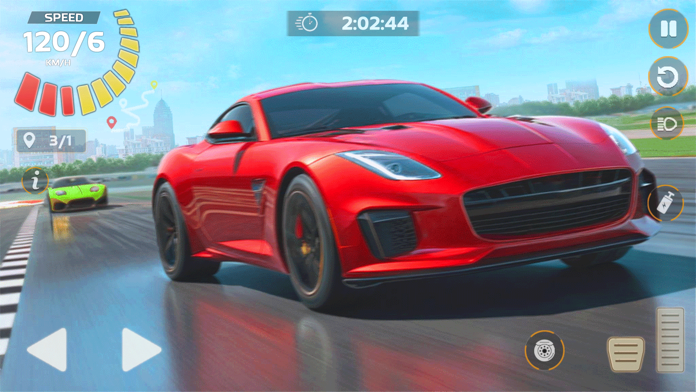 Captura de Tela do Jogo Turbo Car Racing Game 2024