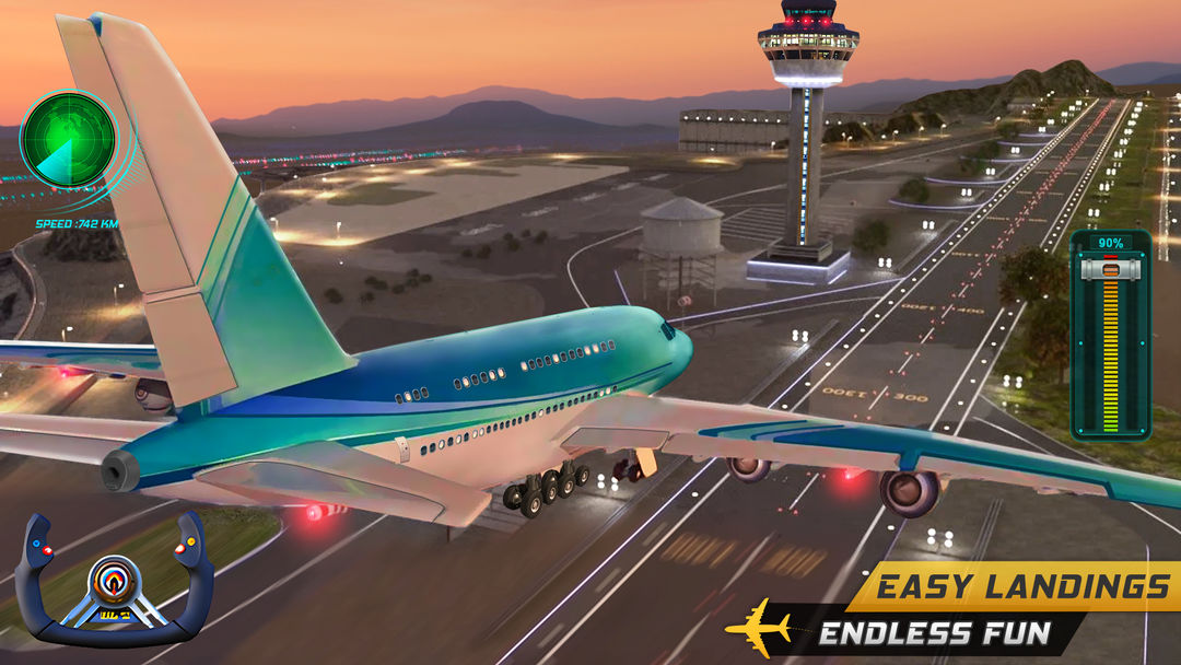 Airplane Game 3D: Flight Pilot ภาพหน้าจอเกม