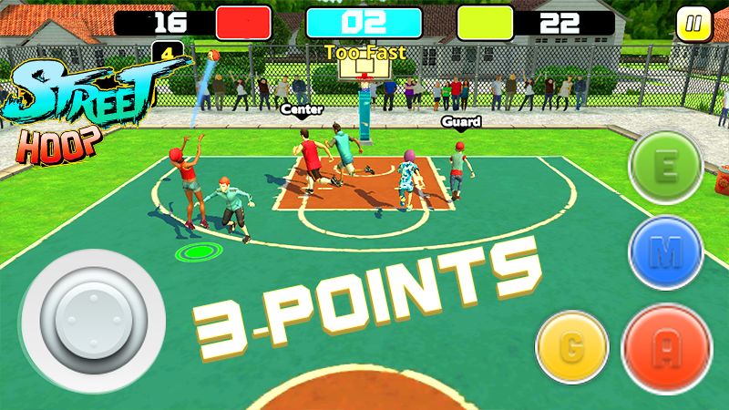 Screenshot of Street Hoop: Basketball Playoffs 2018