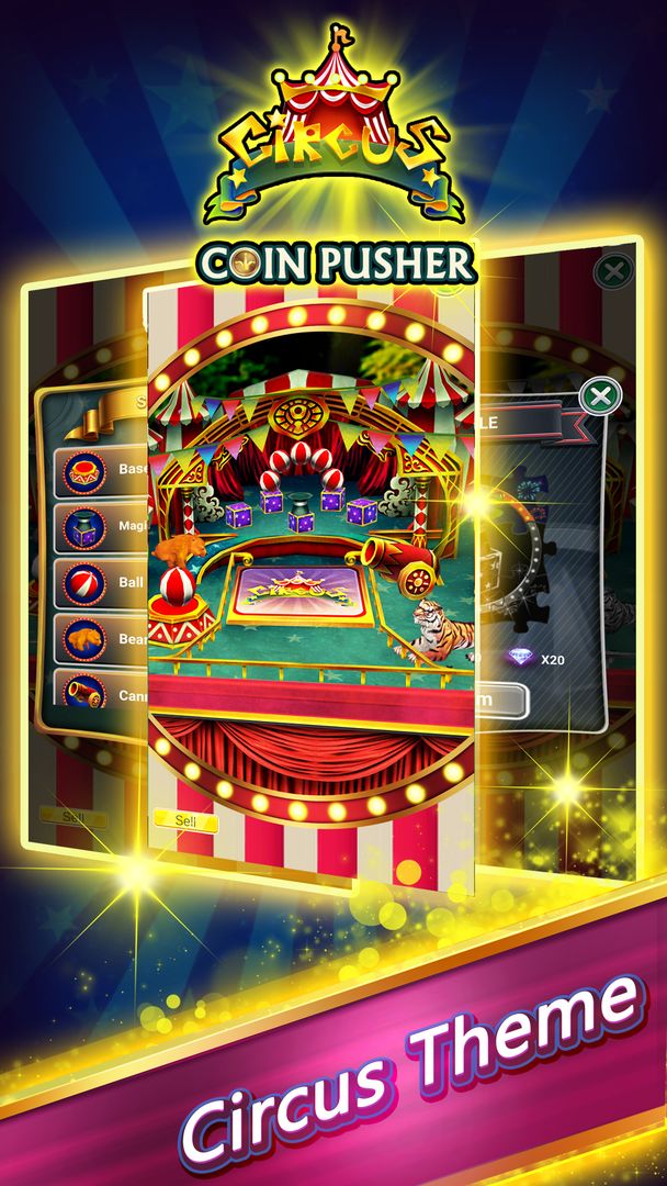 Screenshot of Coin Pusher Circus