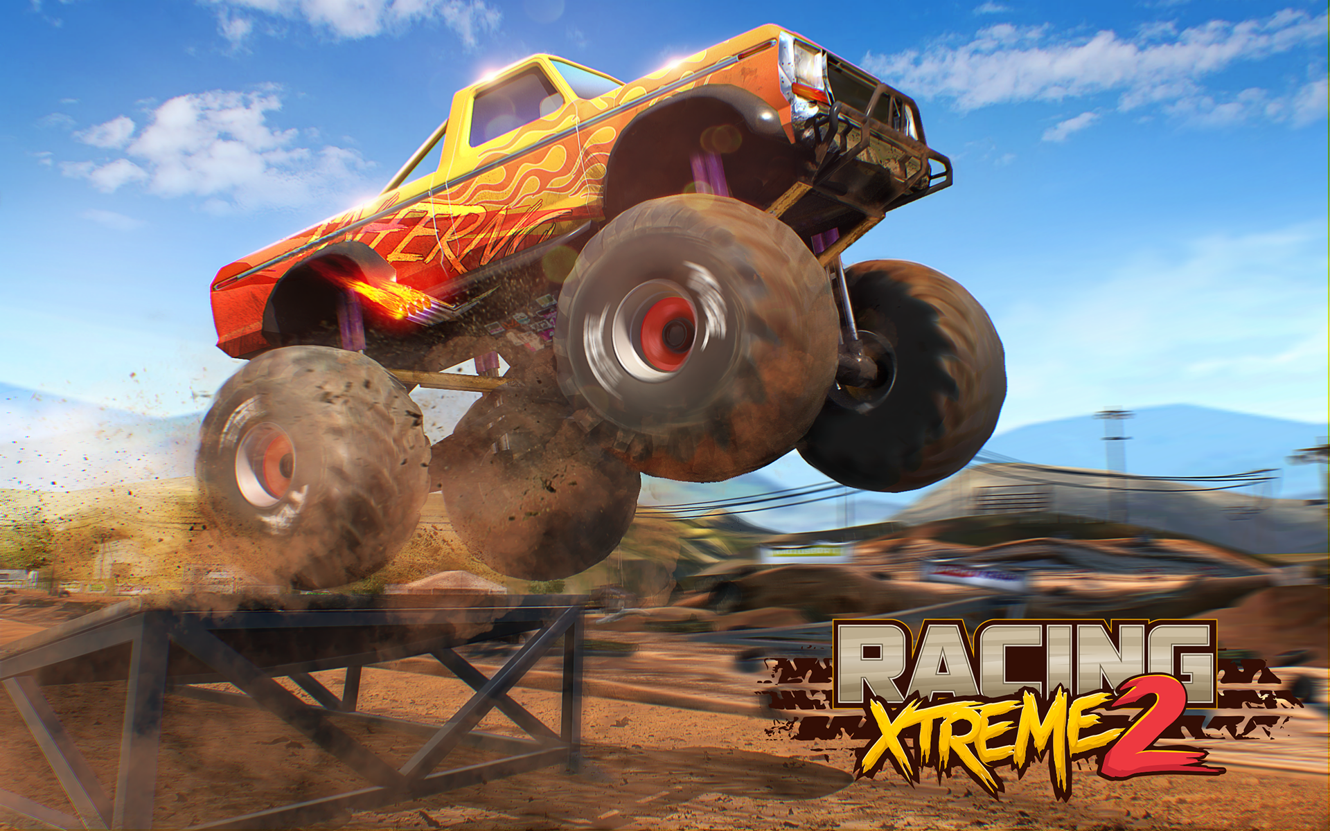 Racing Xtreme 2: Monster Truck Game Screenshot