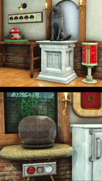 脱出ゲーム 犬と石像の部屋 Game Screenshot