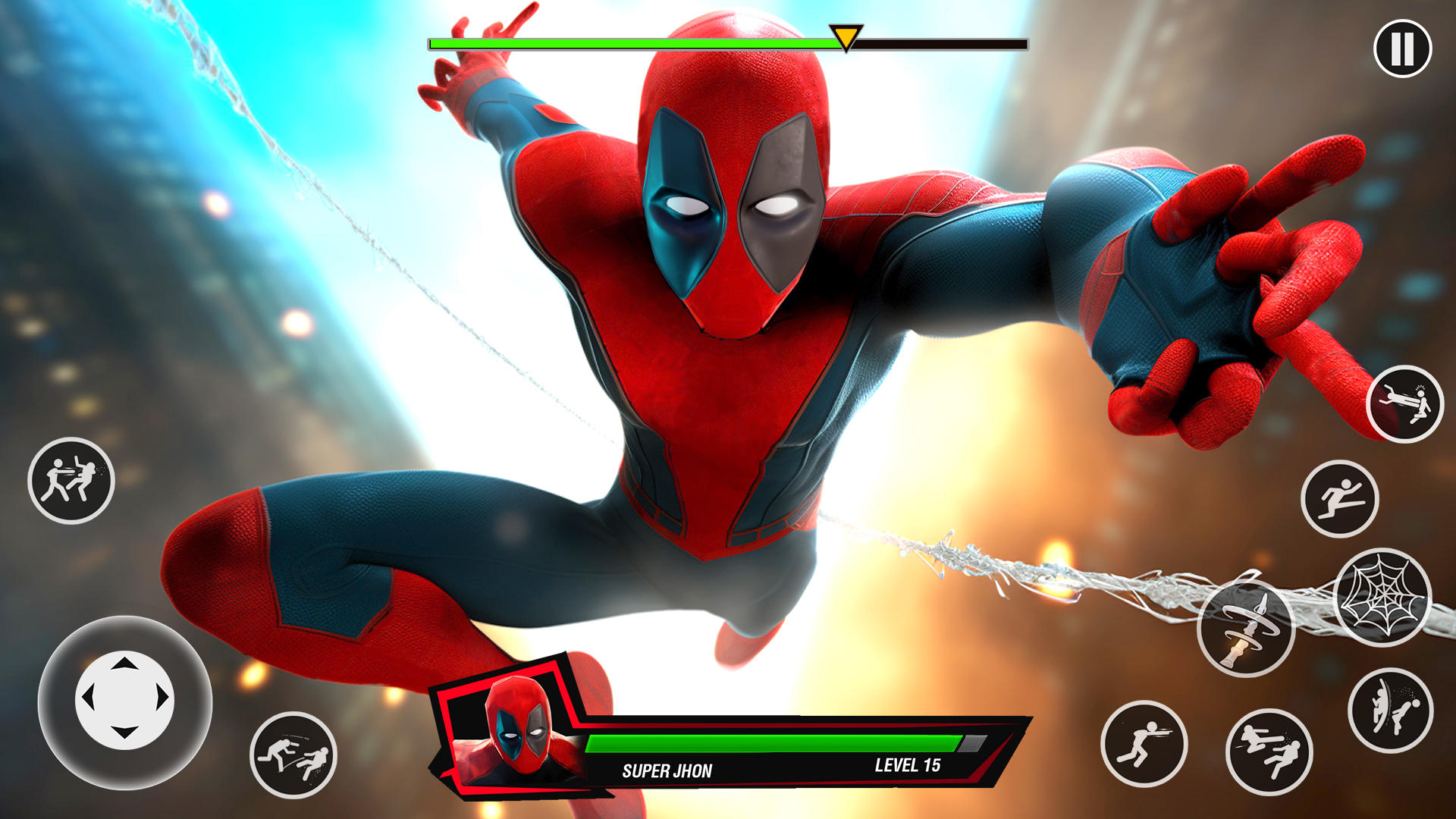 Spider Fighter Crime Hero Game Game Screenshot