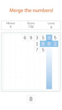 Cuplikan Layar Game Number Merge Mania