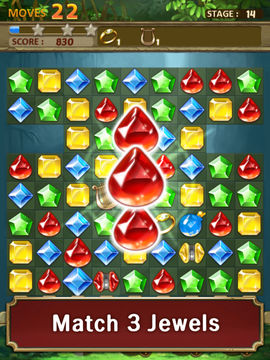 Jewels Jungle : Match 3 Puzzle Game Screenshot