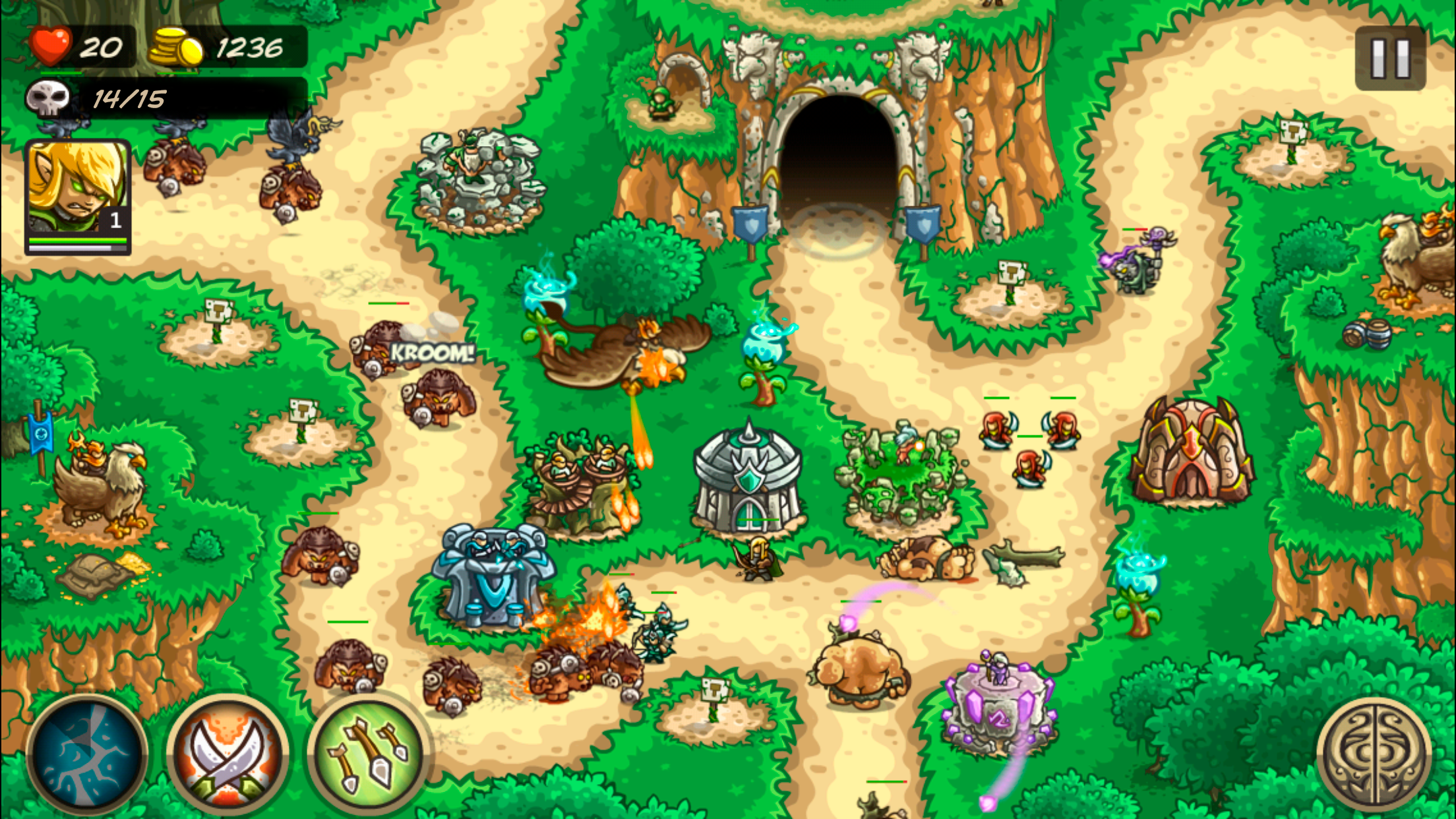 Kingdom Rush Origins:タワーディフェンス ゲームのスクリーンショット