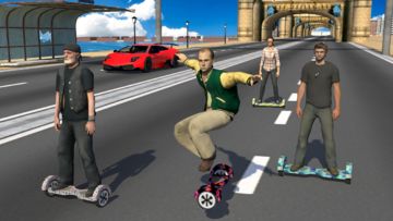 Captura de Tela do Jogo 喷射滑板:比赛