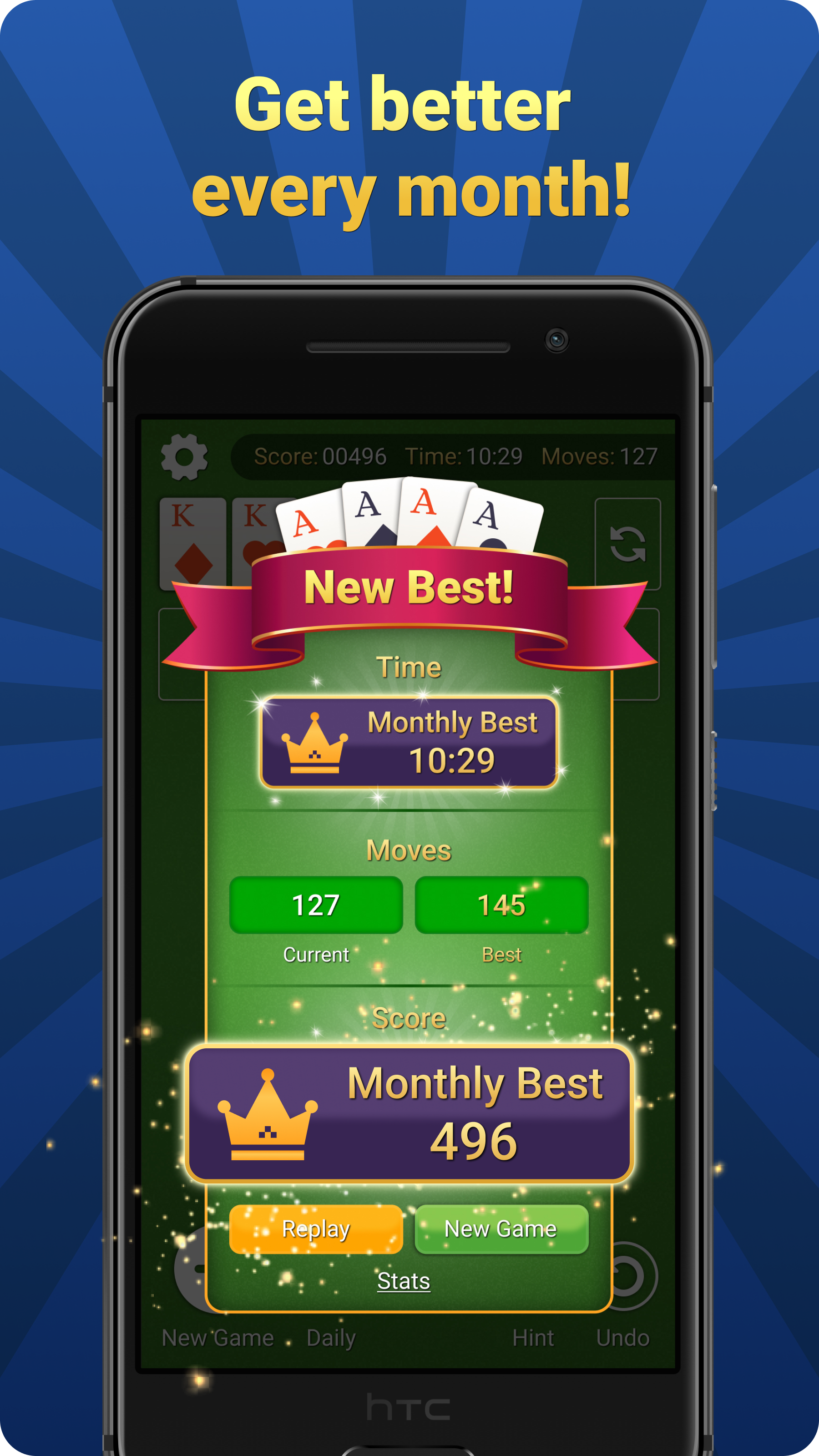 Klondike: Solitaire Classic Game Screenshot