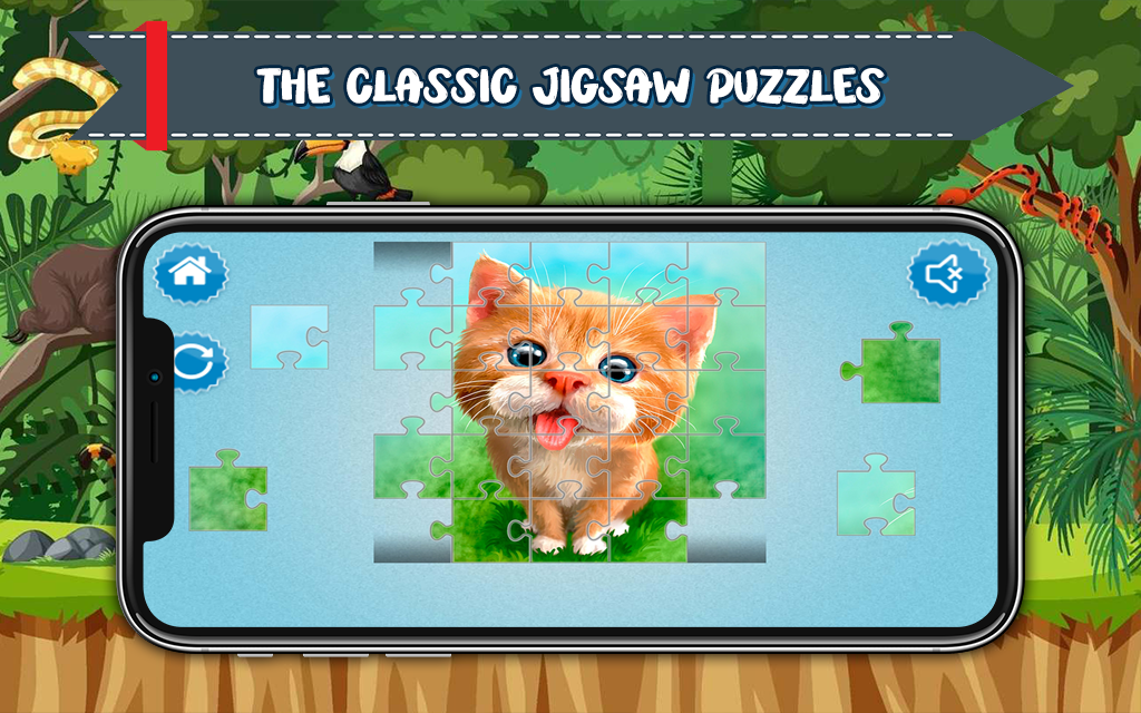 Скриншот игры Jigsaw Puzzle : Image Puzzle