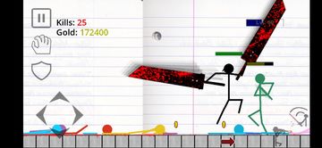 Stickman Physics Battle Arena Game Screenshot