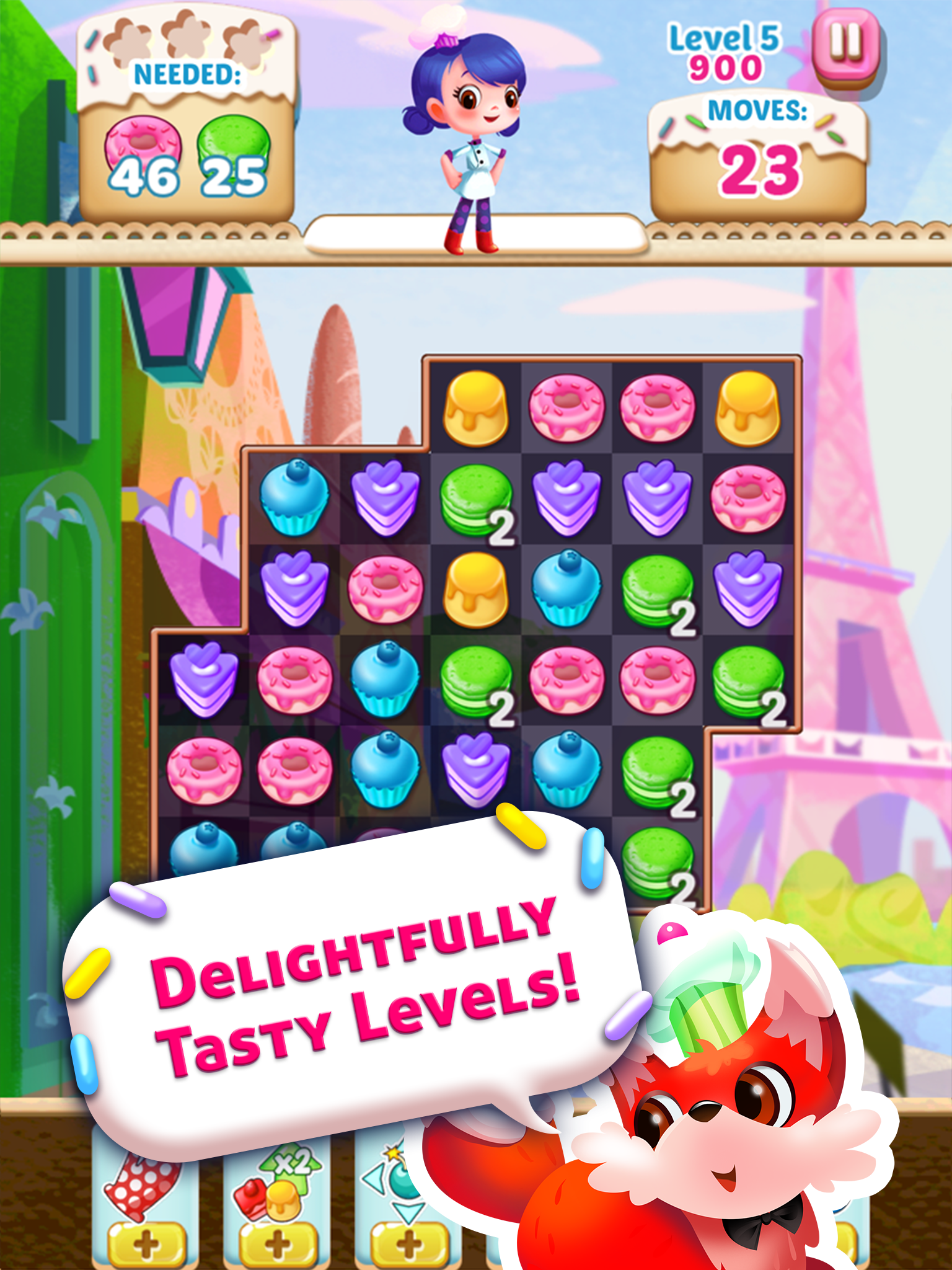 Cuplikan Layar Game Cupcake Mania: Galapagos
