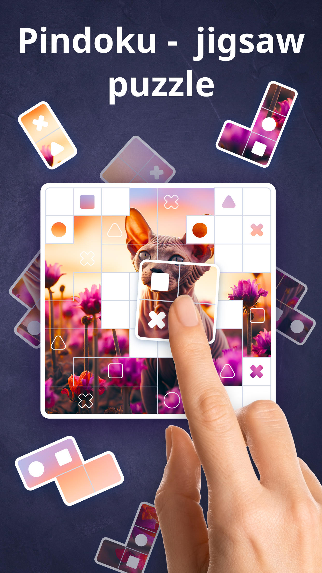 Pindoku - Jigsaw Block Puzzle Game Screenshot