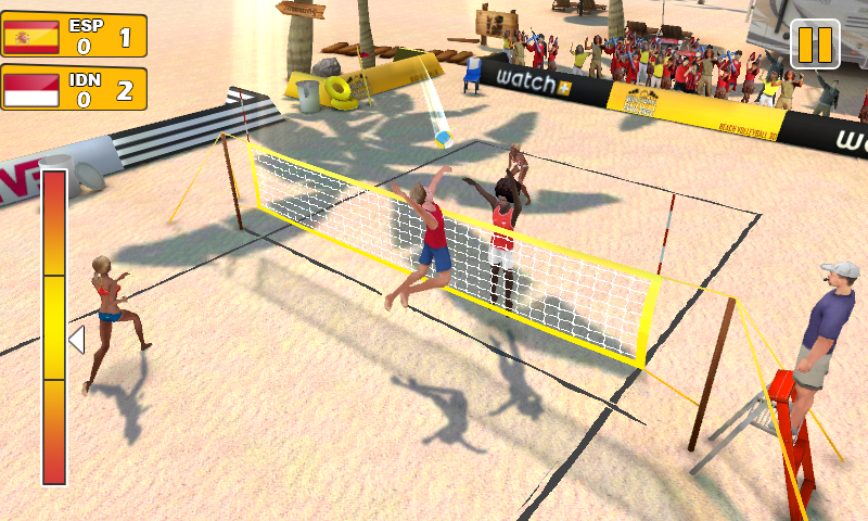 Cuplikan Layar Game Beach Volleyball 3D