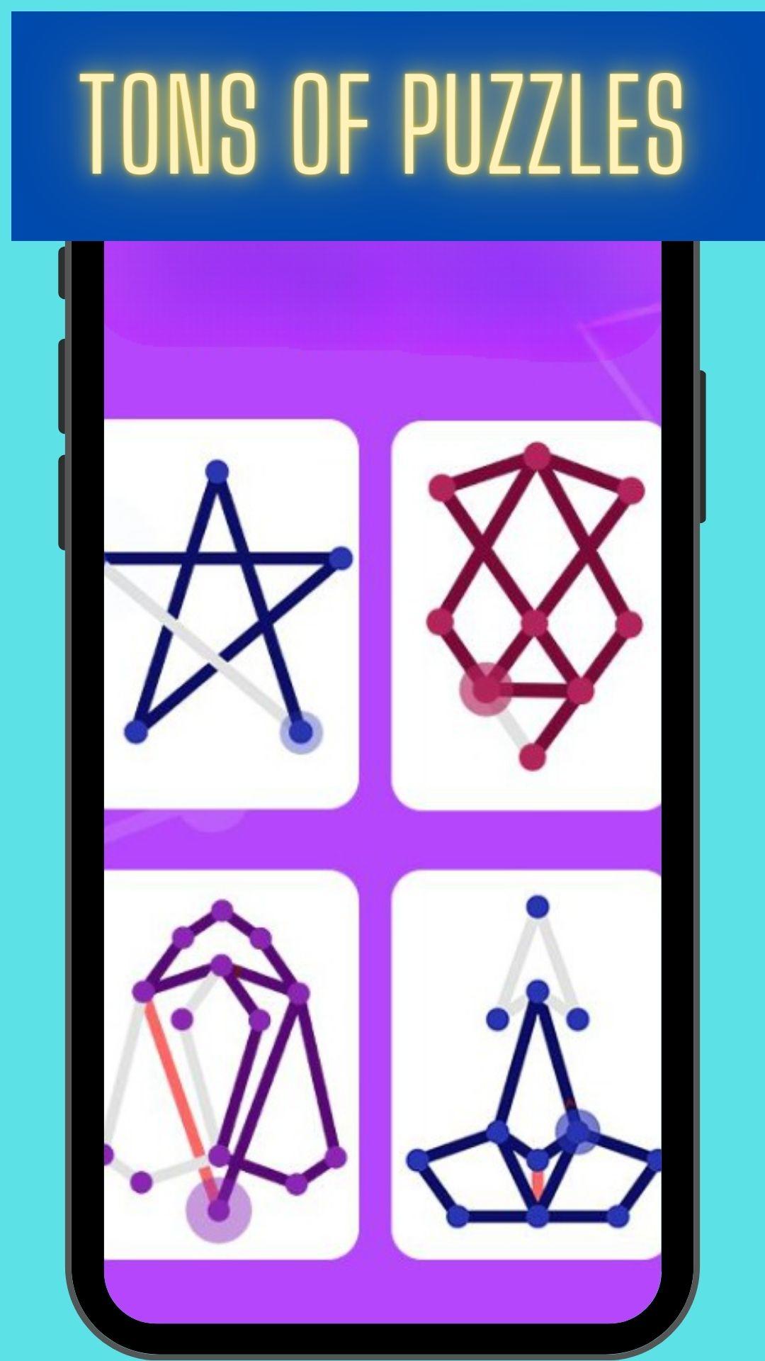 One Line Drawing Game Puzzle Game Screenshot