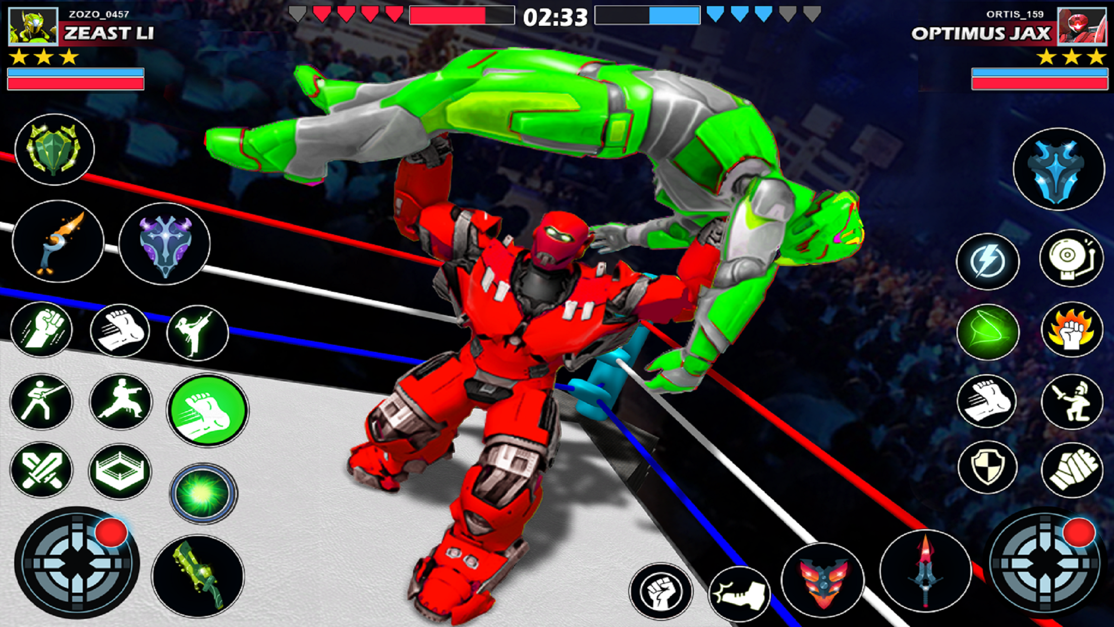 Robot Kung Fu Fighting Games Game Screenshot