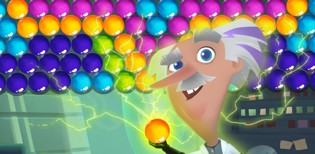 Banner of Crazy Scientist Bubble Shooter 1.1