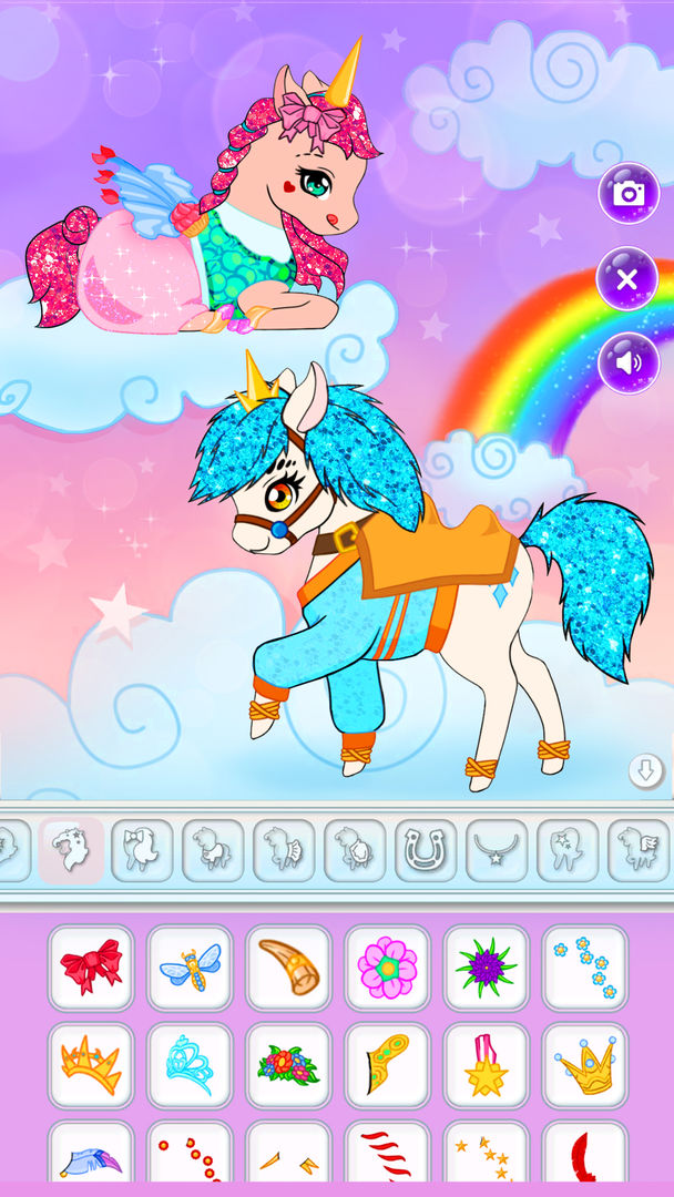 Chibi Unicorn Games for Girls screenshot game