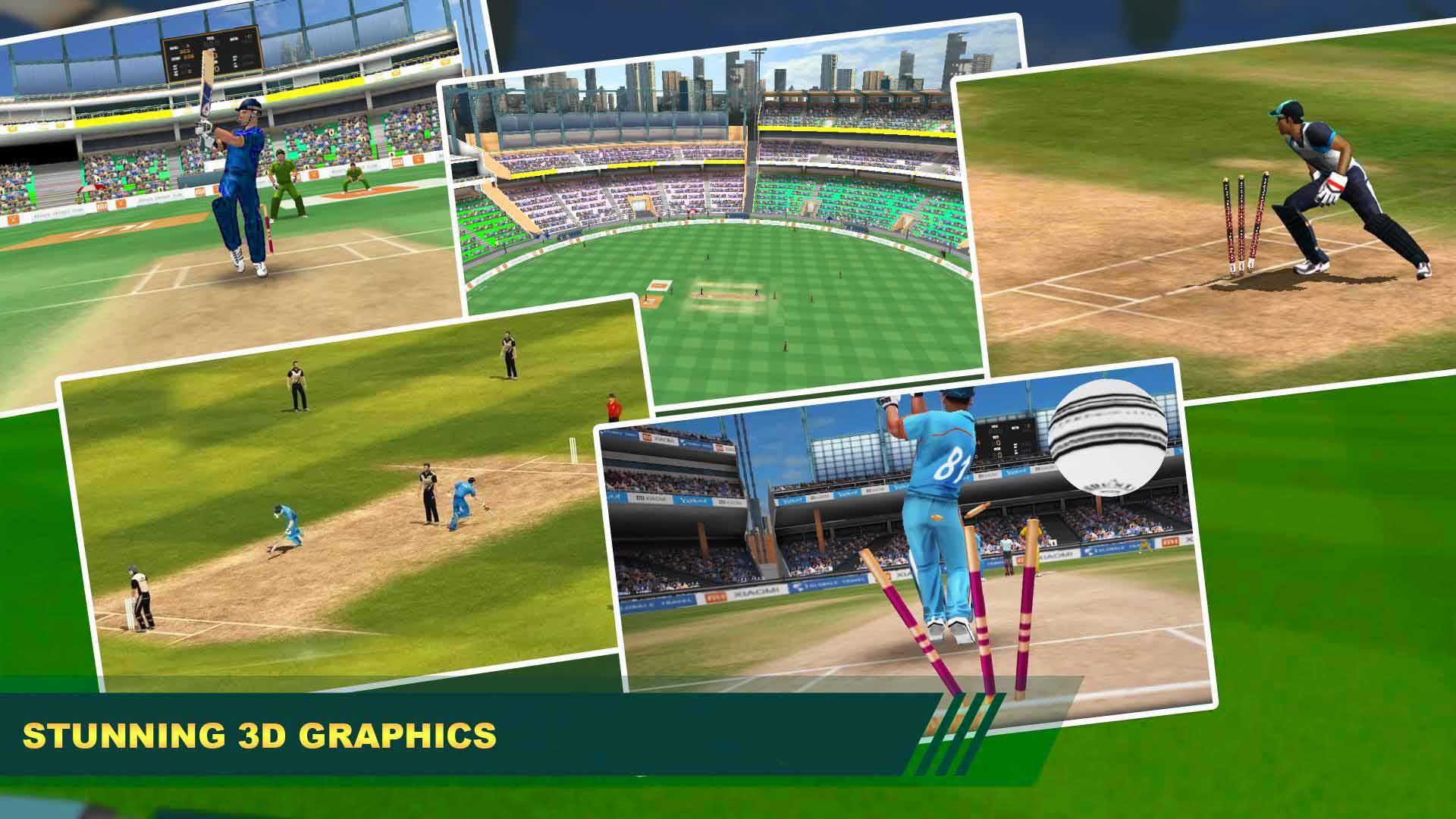 Real World Cricket Cup Games ภาพหน้าจอเกม
