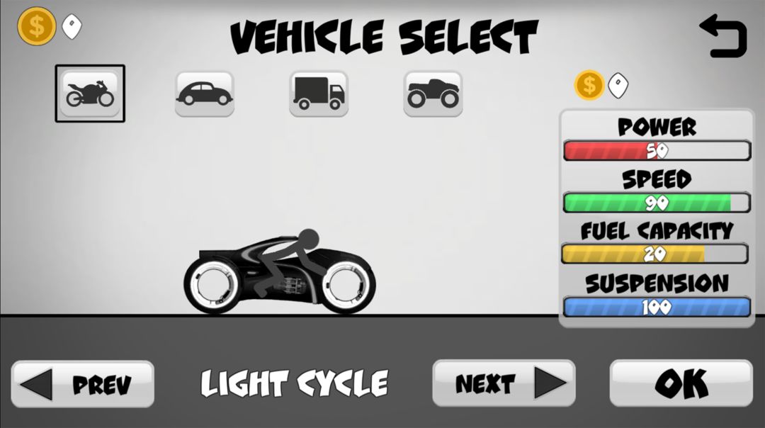 Screenshot of Stickman Racer Road Draw 2 Heroes
