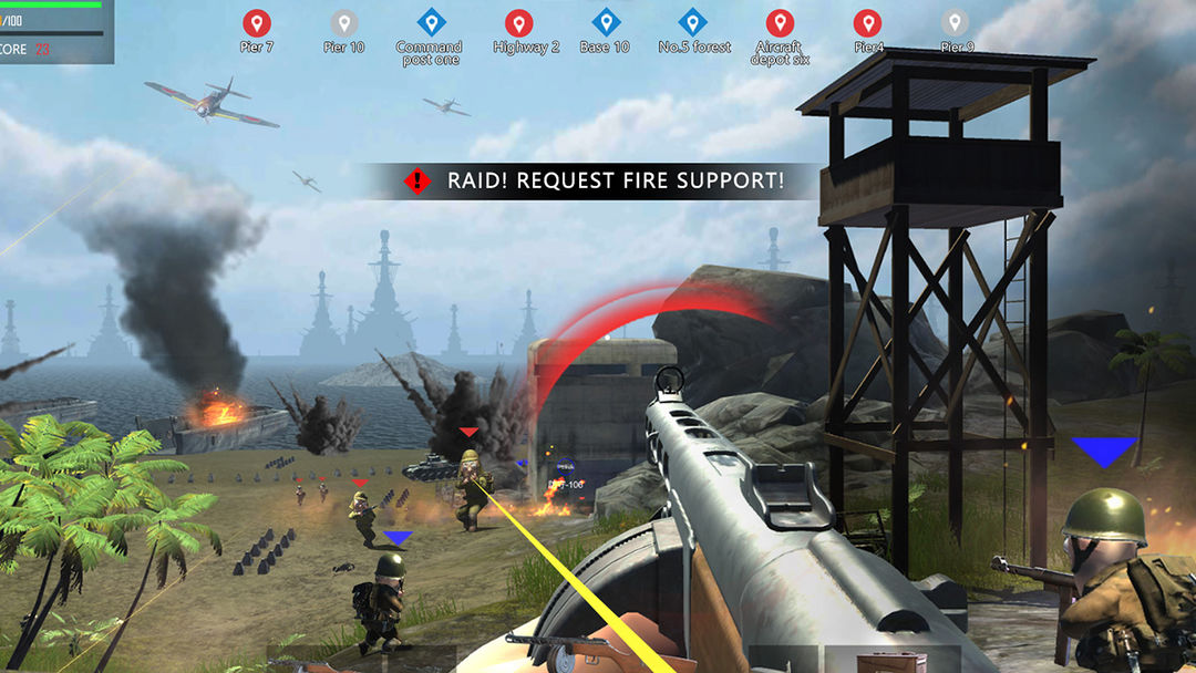 Screenshot of Pacifix War Iwo Jima:WW2 fps