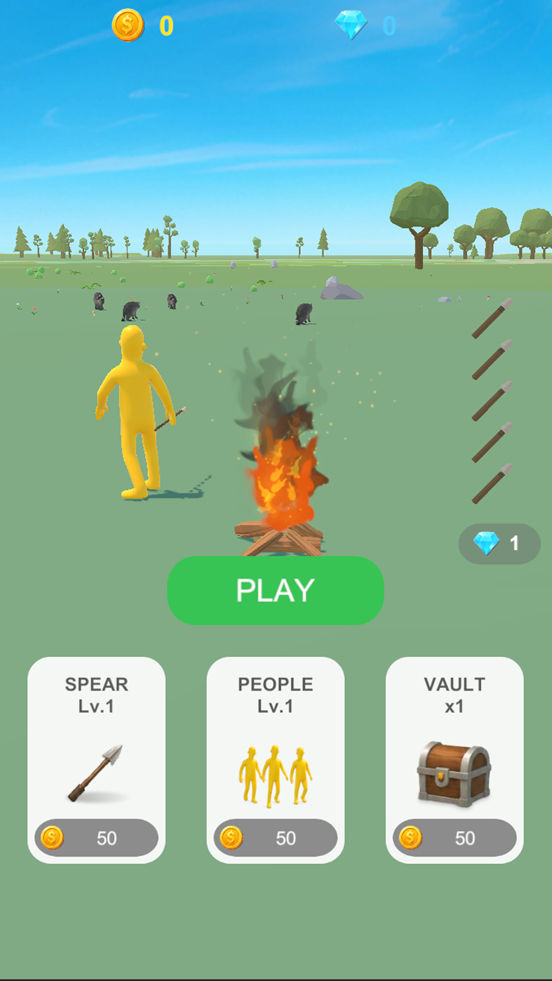 Mammoth Hunters Game Screenshot