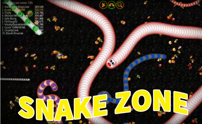 Snake Zone : Worm.io ภาพหน้าจอเกม