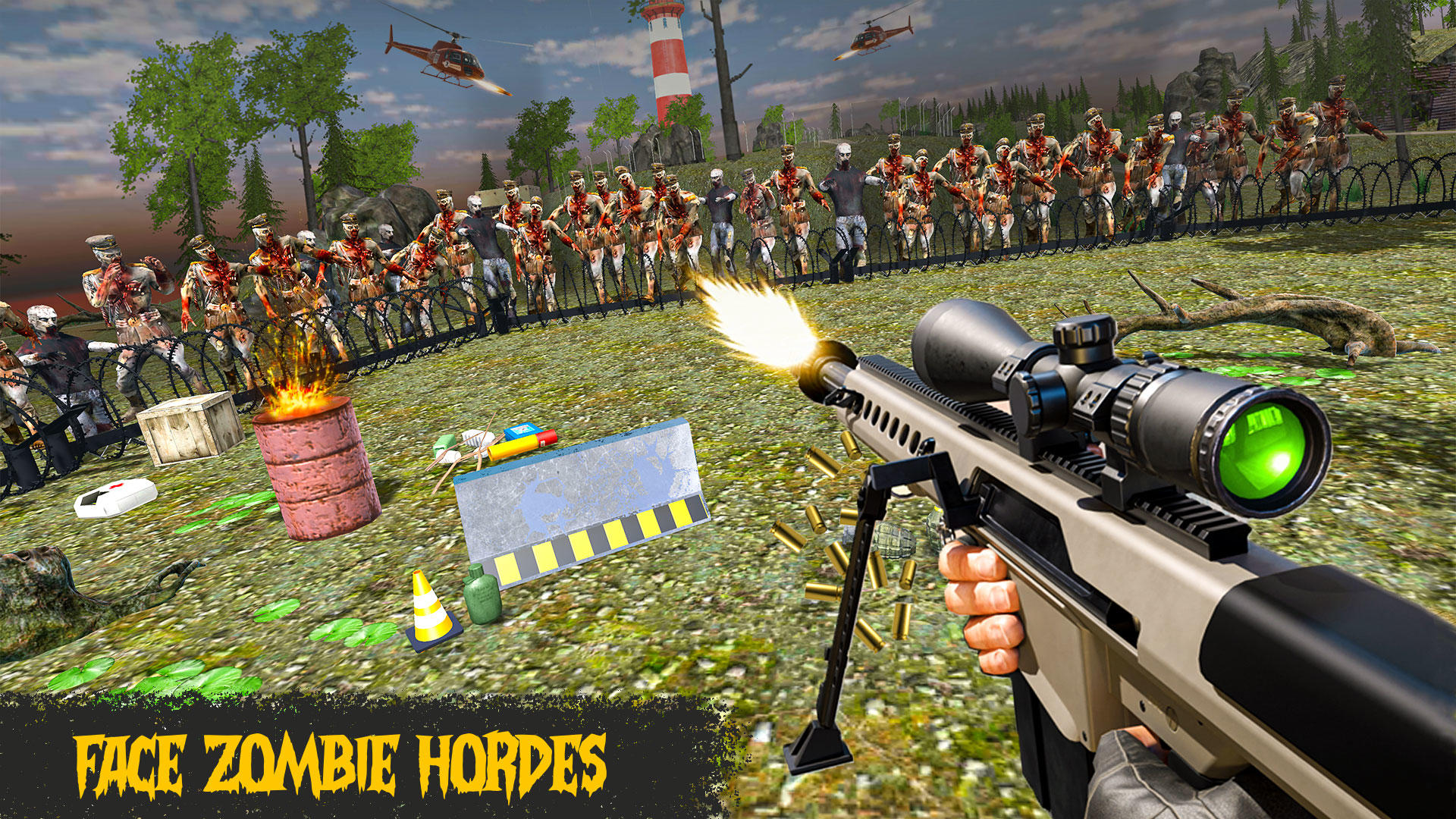 Screenshot of FPS Shooting Zombie games