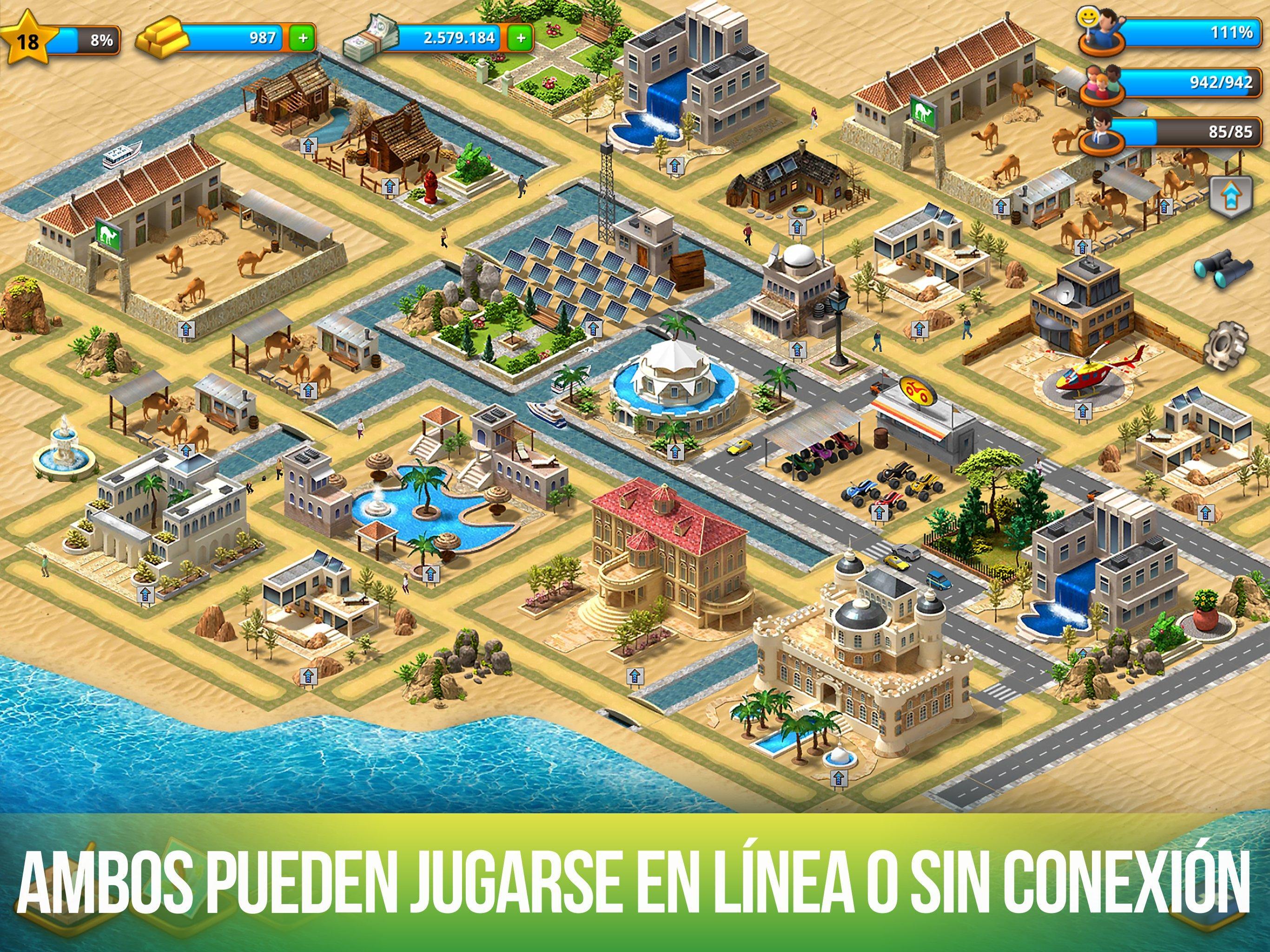 Captura de Pantalla del Juego Paradise City: Building Sim