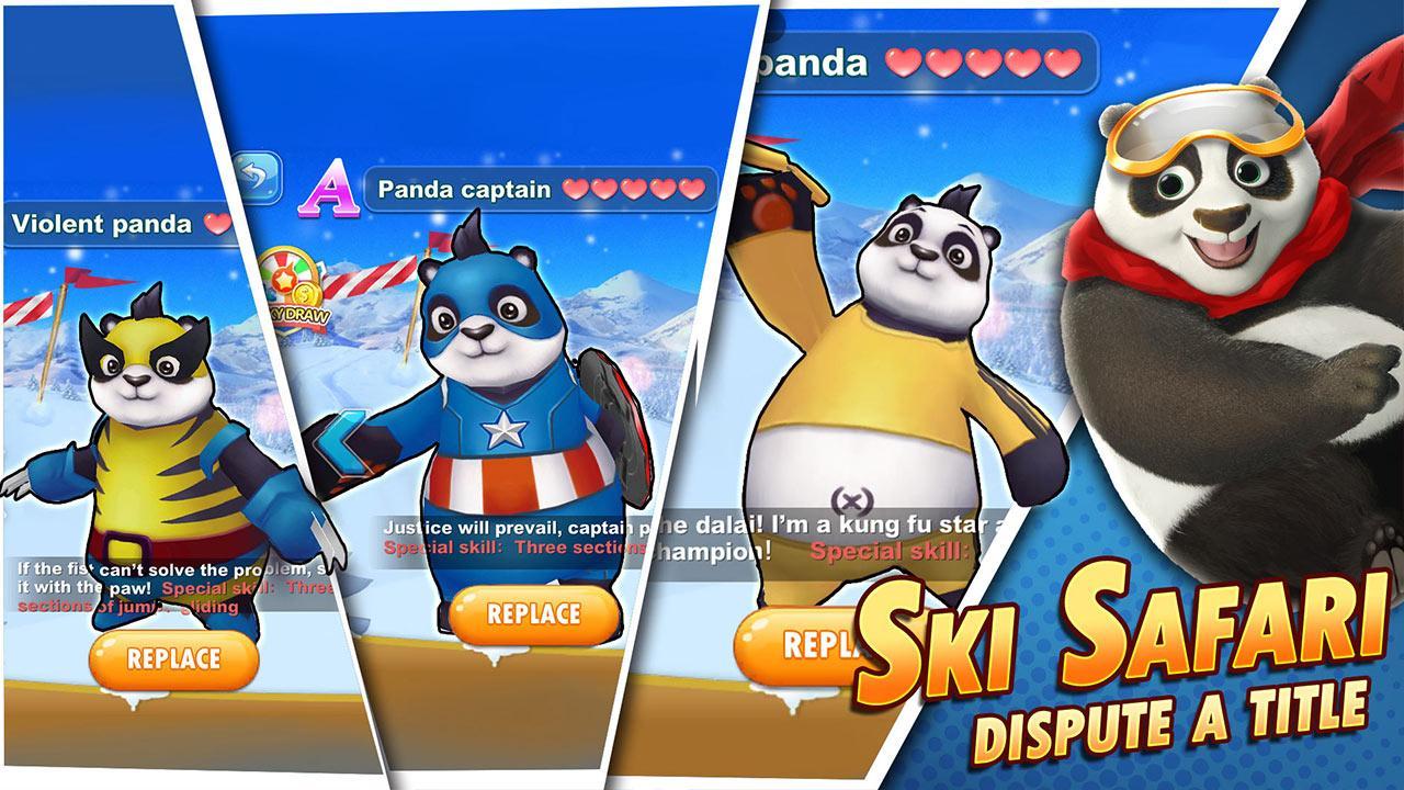 Ski Crazy Safari : Adventure World Game Screenshot
