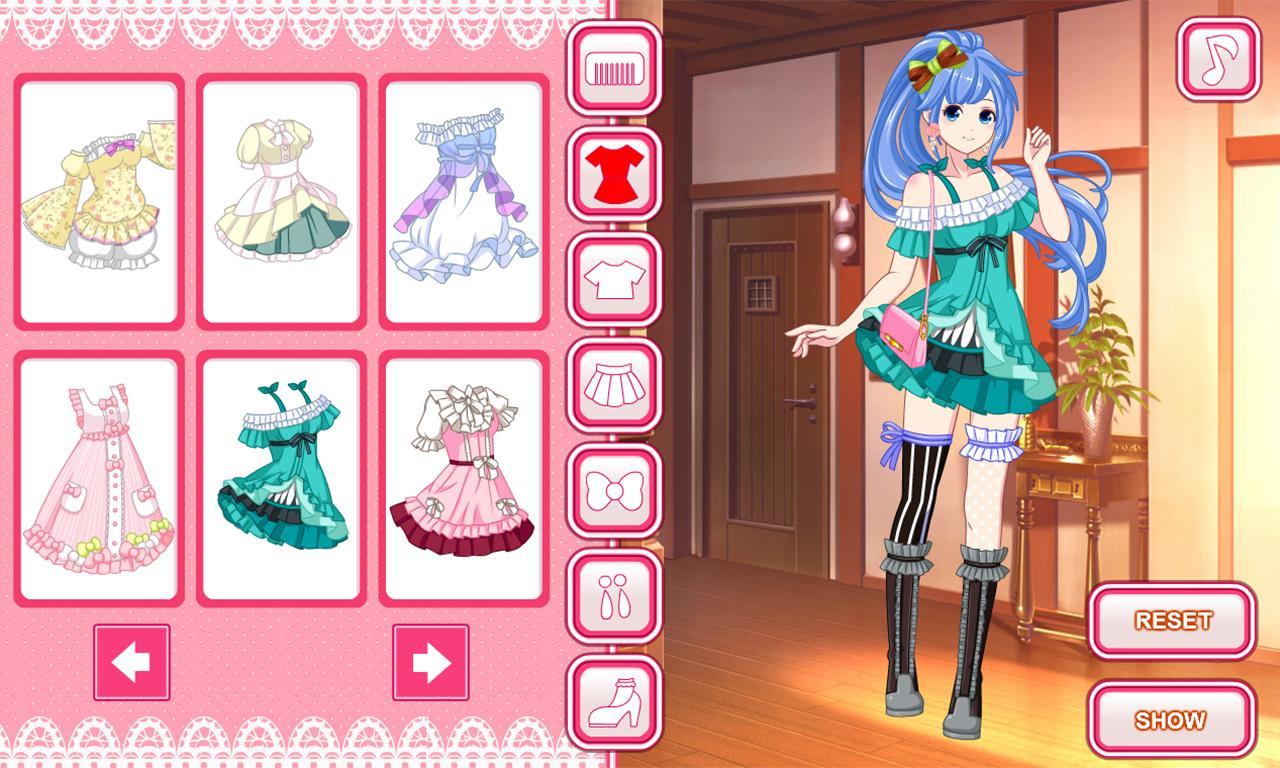 Anime dress up game 게임 스크린샷