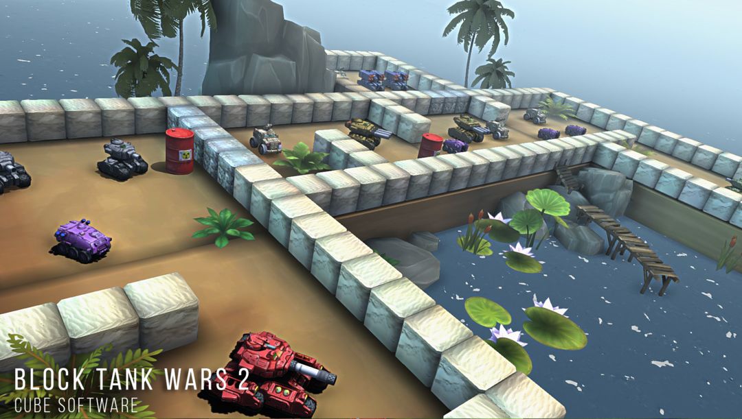 Block Tank Wars 2 Premium遊戲截圖