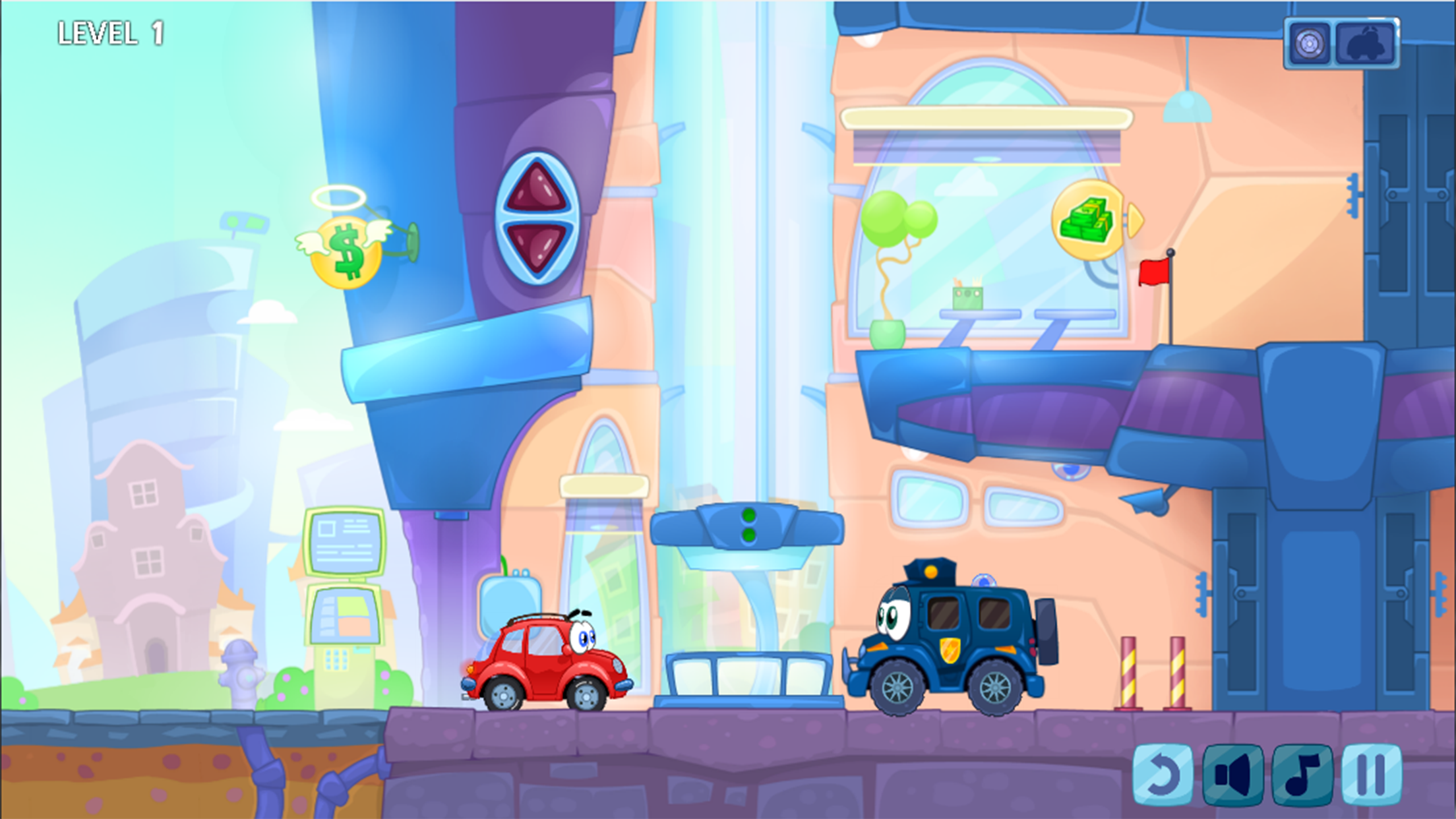 Wheelie 7 - Detective Game Screenshot
