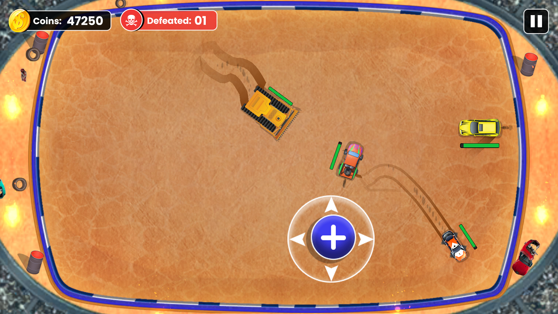 Скриншот игры Car Crash Challenge: Car Fight