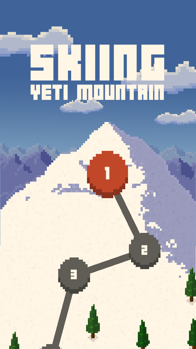 Screenshot 1 of Катание на горных лыжах Йети 1.2