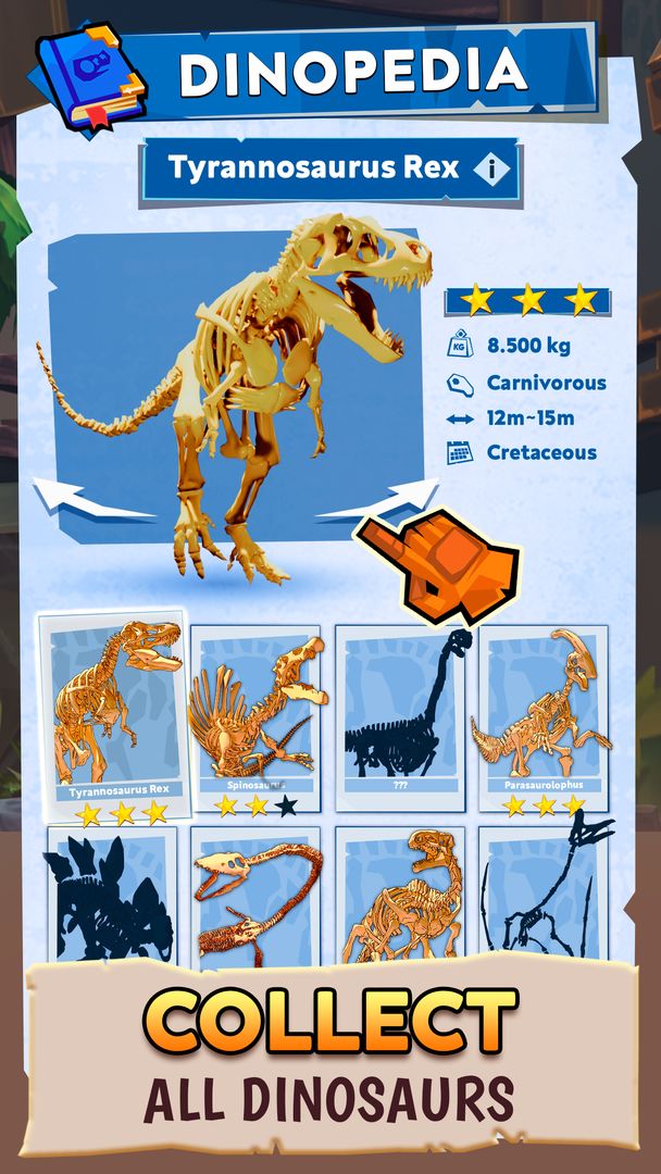 Screenshot of Dino Quest 2: Dinosaur Games