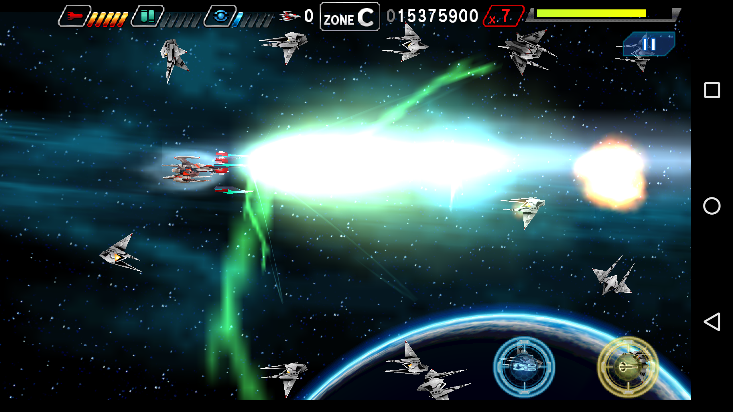 Dariusburst -SP- Game Screenshot