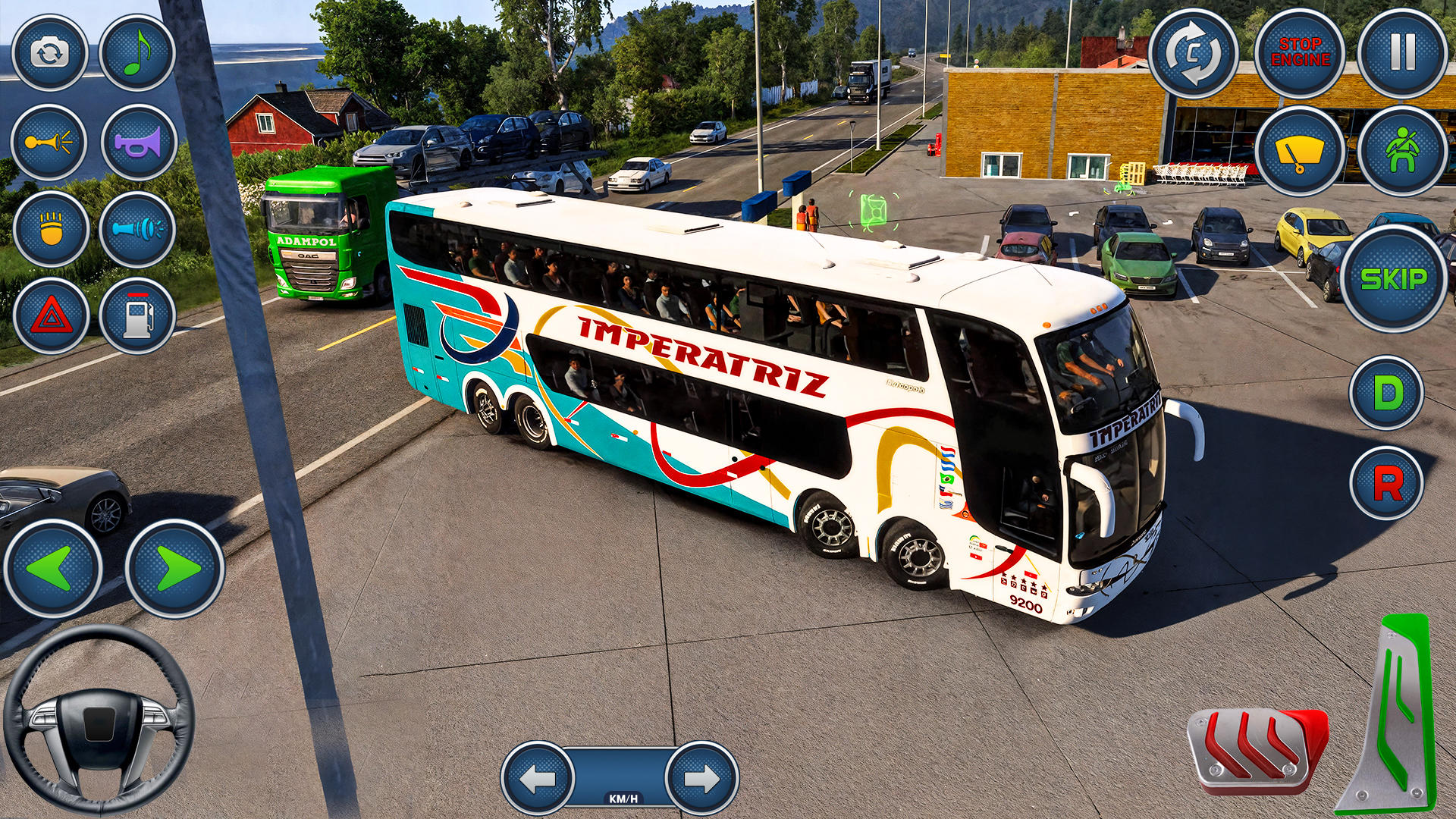 City Bus Driving -Offroad Bus Game Screenshot