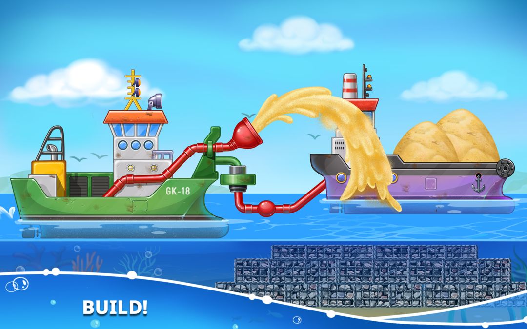 Island building! Build a house screenshot game